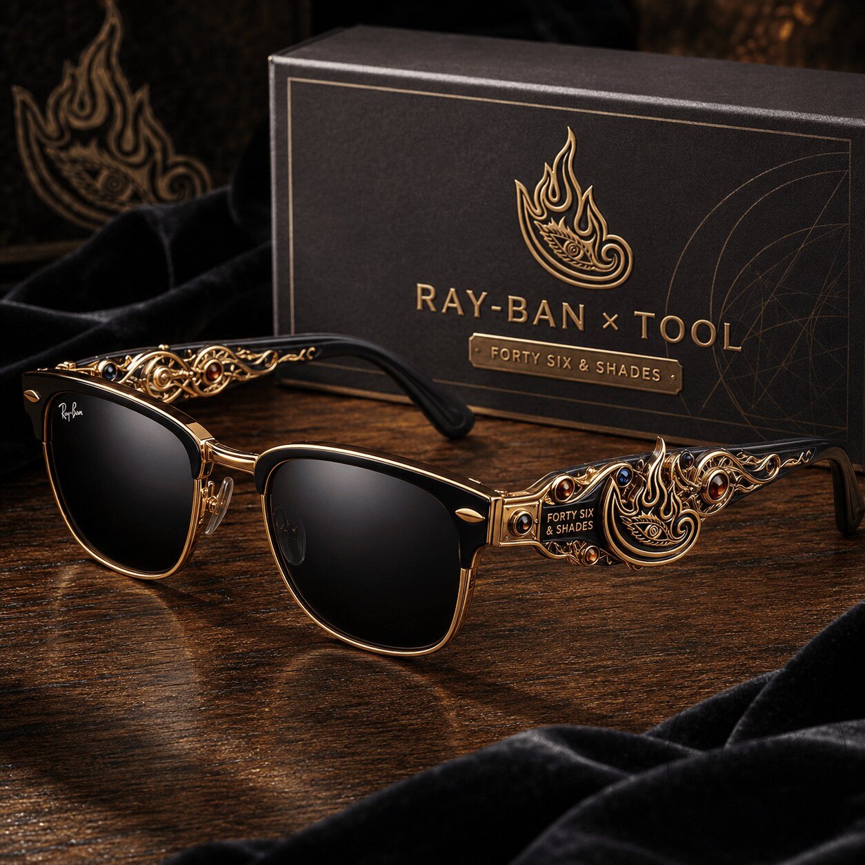 Ray-Ban x Tool Forty Six and Shades Premium Unisex Sunglasses