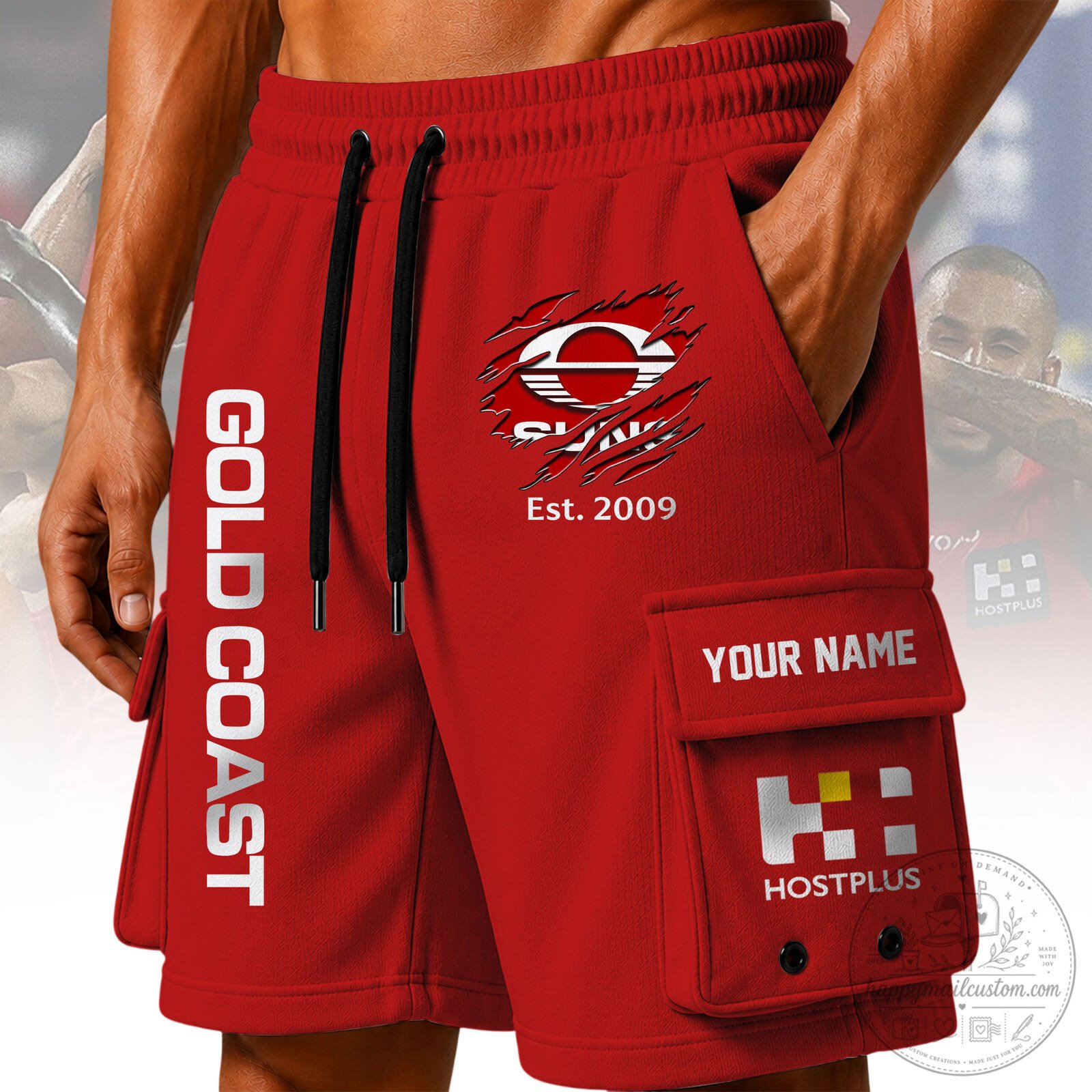 Gold Coast Suns Australian Rules Football Club Cargo Shorts