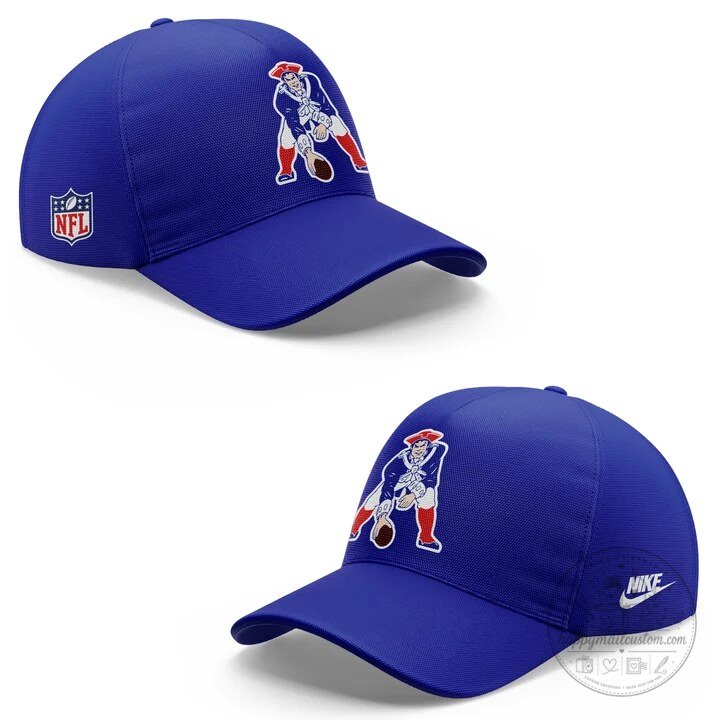 New England Patriots Throwback Royal Blue Football Hoodie 9 New England Patriots Throwback Royal Blue Football Hoodie