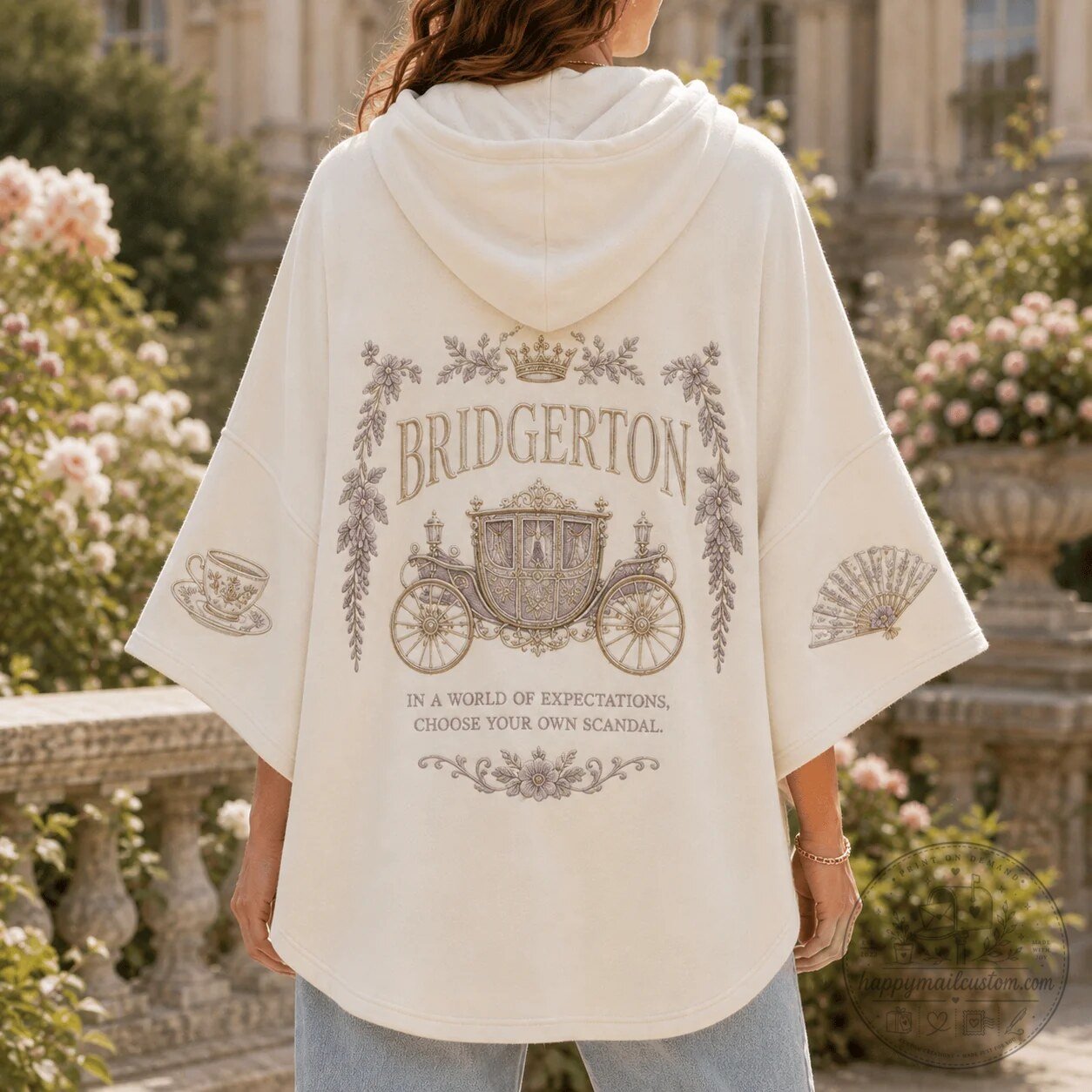 Bridgerton Dearest Gentle Reader Social Season Short Sleeve Hoodie 7 Bridgerton Dearest Gentle Reader Social Season Short Sleeve Hoodie