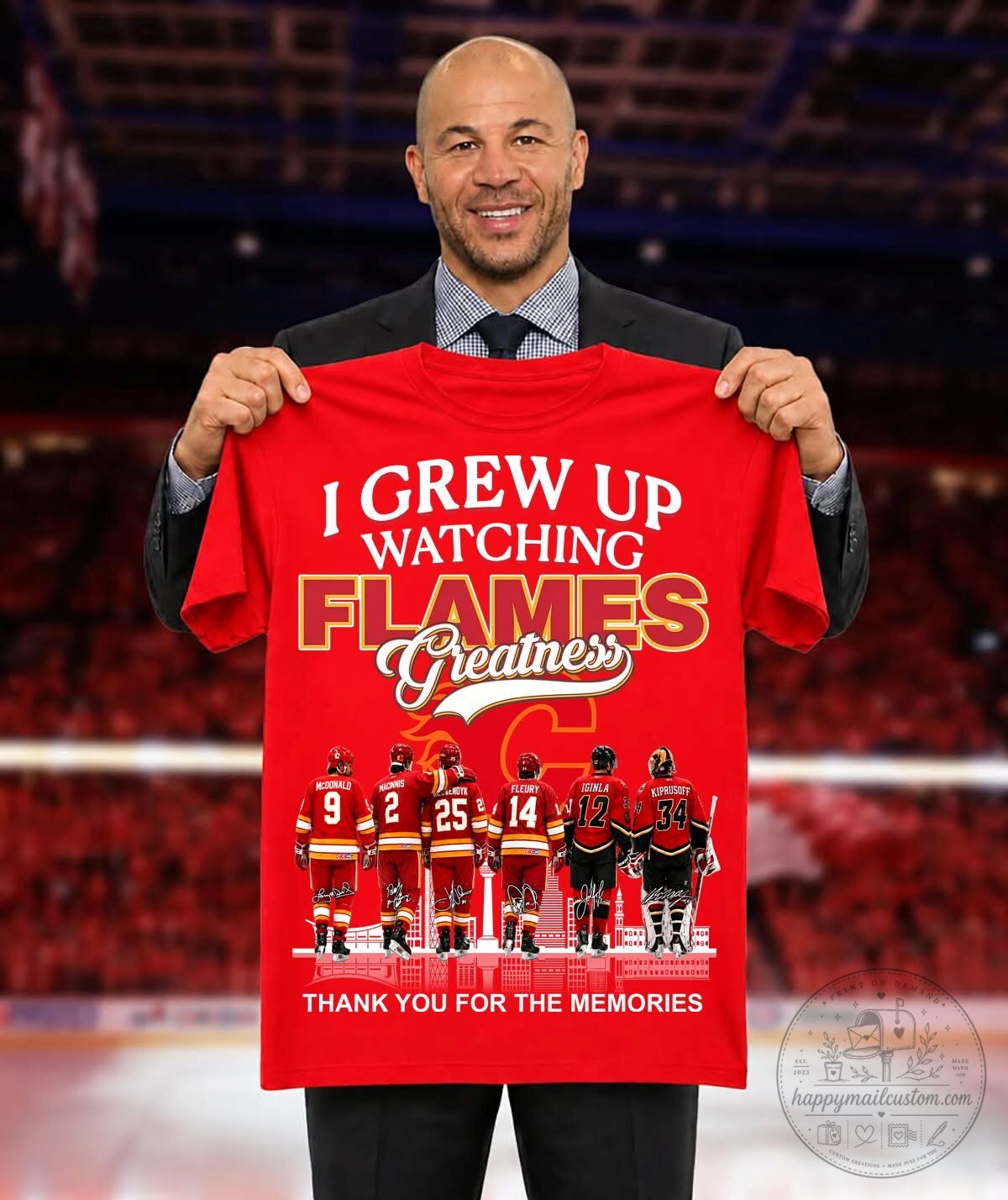 Calgary Flames Hockey Team Legends Thank You For The Memories T-Shirt