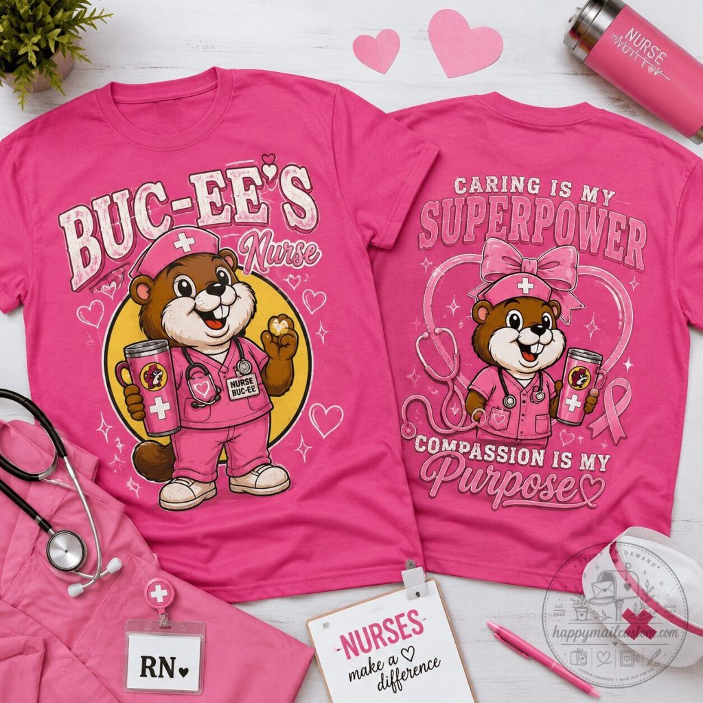Buc-ee's Nurse Caring Is My Superpower Compassion Is My Purpose T-Shirt Buc-ee's Nurse Caring Is My Superpower Compassion Is My Purpose T-Shirt