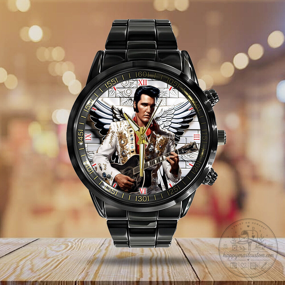 Elvis Presley Rock and Roll King of Music Stainless Steel Watch 9 Elvis Presley Rock and Roll King of Music Stainless Steel Watch