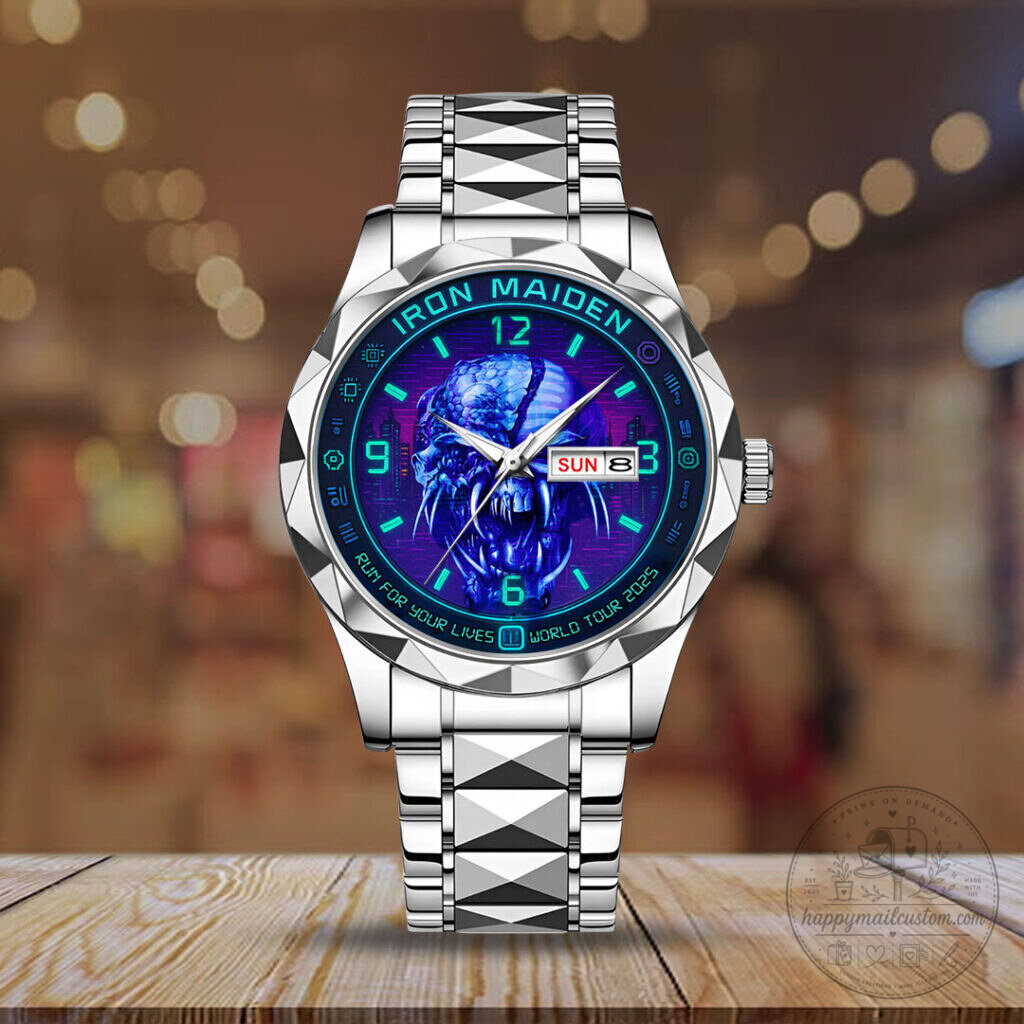 Iron Maiden World Tour 2025 Eddie The Head Luxury Quartz Watch 10 Iron Maiden World Tour 2025 Eddie The Head Luxury Quartz Watch