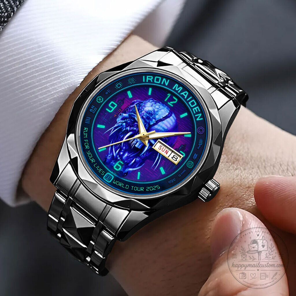 Iron Maiden World Tour 2025 Eddie The Head Luxury Quartz Watch 11 Iron Maiden World Tour 2025 Eddie The Head Luxury Quartz Watch