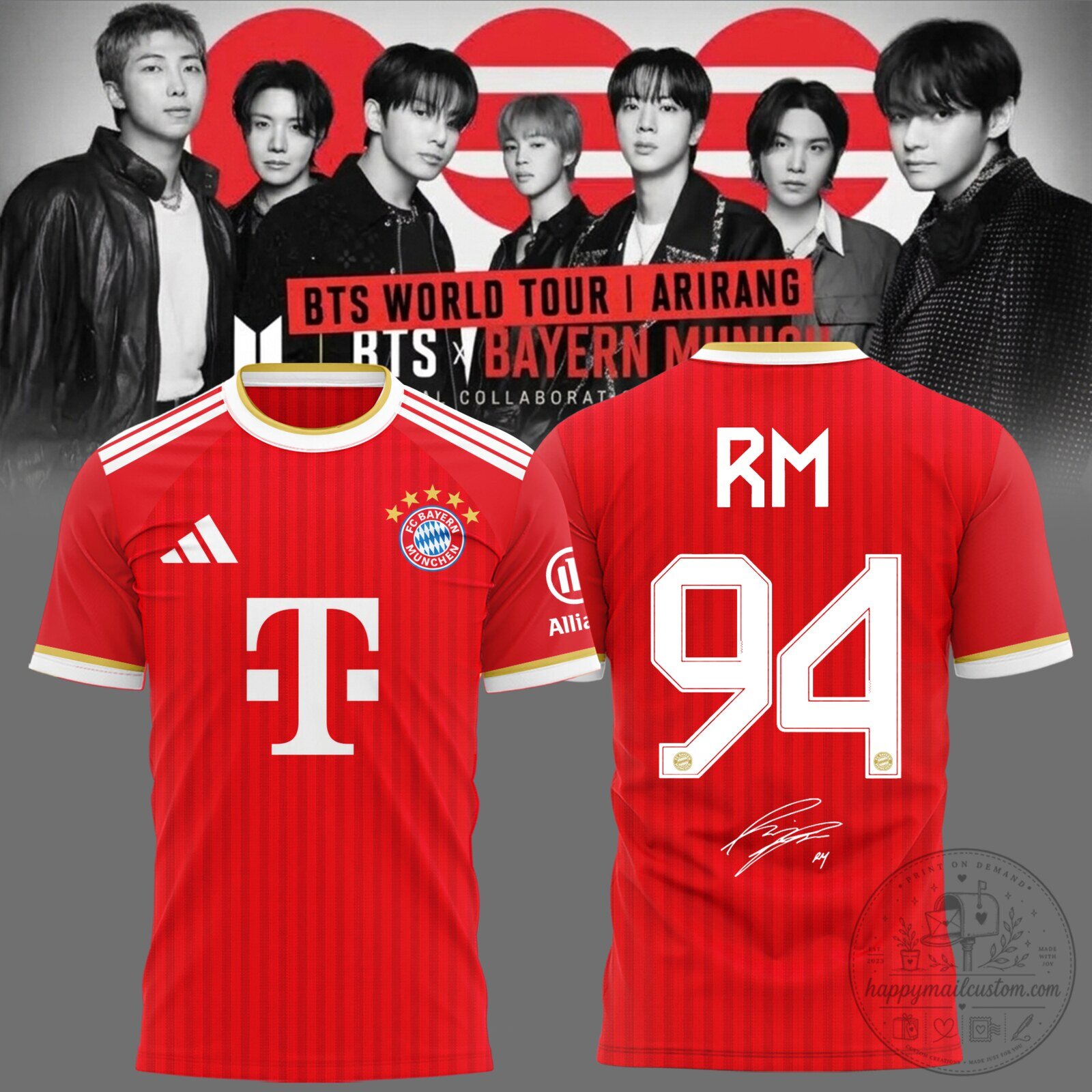Exclusive Munich Limited Edition Shirt for BTS WORLD TOUR ‘ARIRANG’