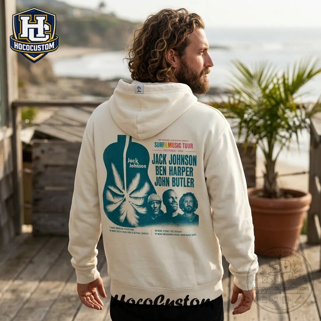 Jack Johnson Ben Harper John Butler Surf Music Tour 2026 Cream Hoodie 10 Jack Johnson Ben Harper John Butler Surf Music Tour 2026 Cream Hoodie