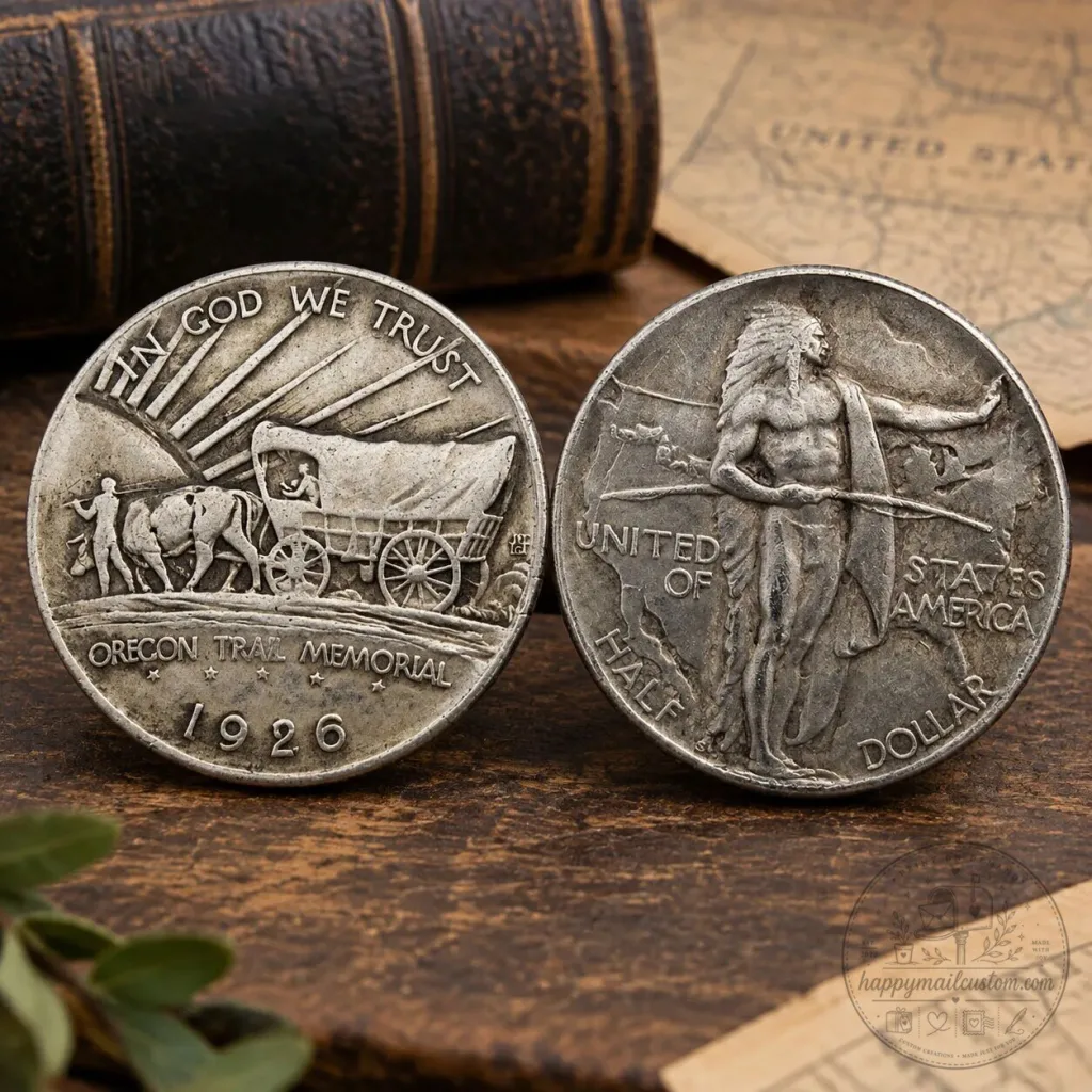 1926 Oregon Trail Memorial Half Dollar United States Silver Coin Replica 1926 Oregon Trail Memorial Half Dollar United States Silver Coin Replica