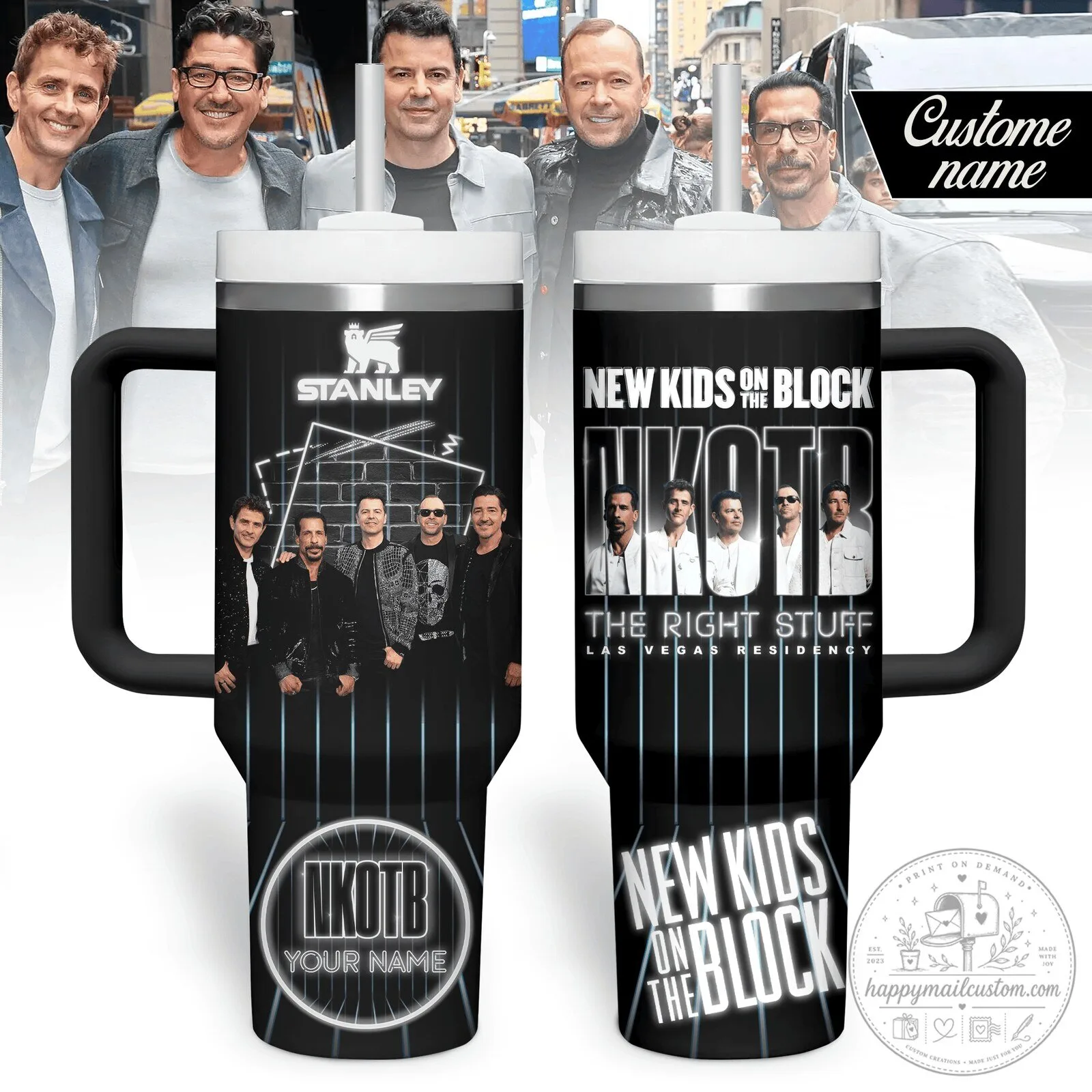 New Kids on the Block The Right Stuff Las Vegas Residency Tumbler