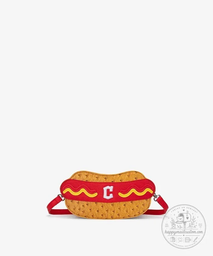 Cleveland Guardians Hot Dog Crossbody Bag