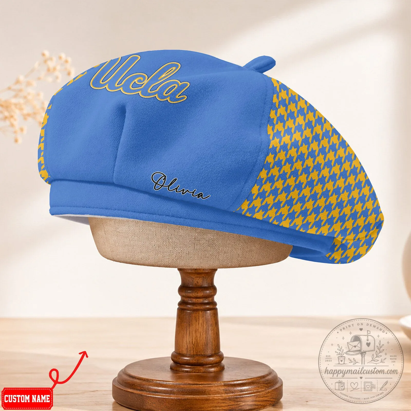 UCLA Bruins NCAA Women's Beret Hat 11 UCLA Bruins NCAA Women