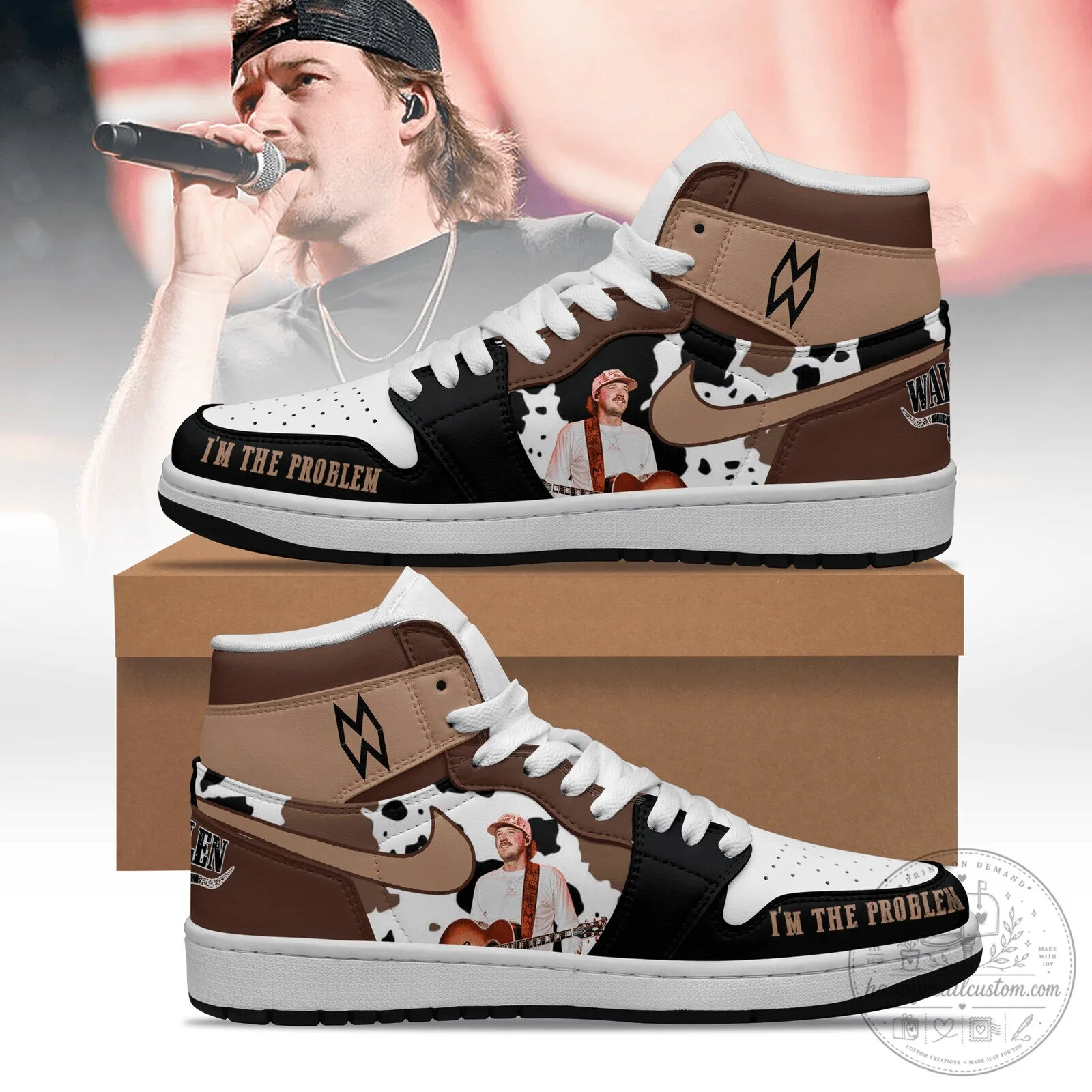 Morgan Wallen I'm The Problem Country Music Fan High Top Shoes
