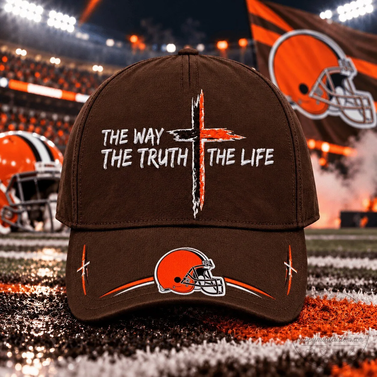 Cleveland Browns Football The Way The Truth The Life Faith Cap Hat
