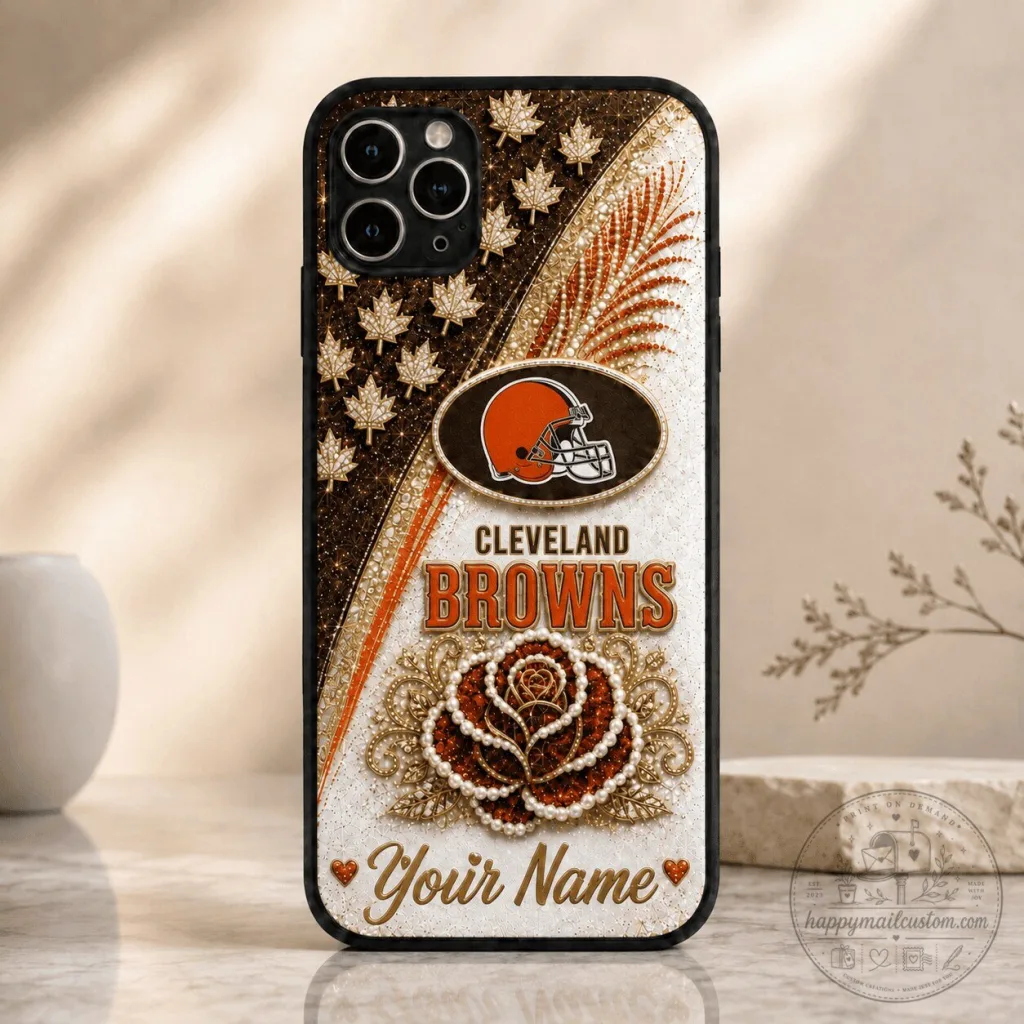 Cleveland Browns Personalized Football Team Fan Art Phone Case Cleveland Browns Personalized Football Team Fan Art Phone Case