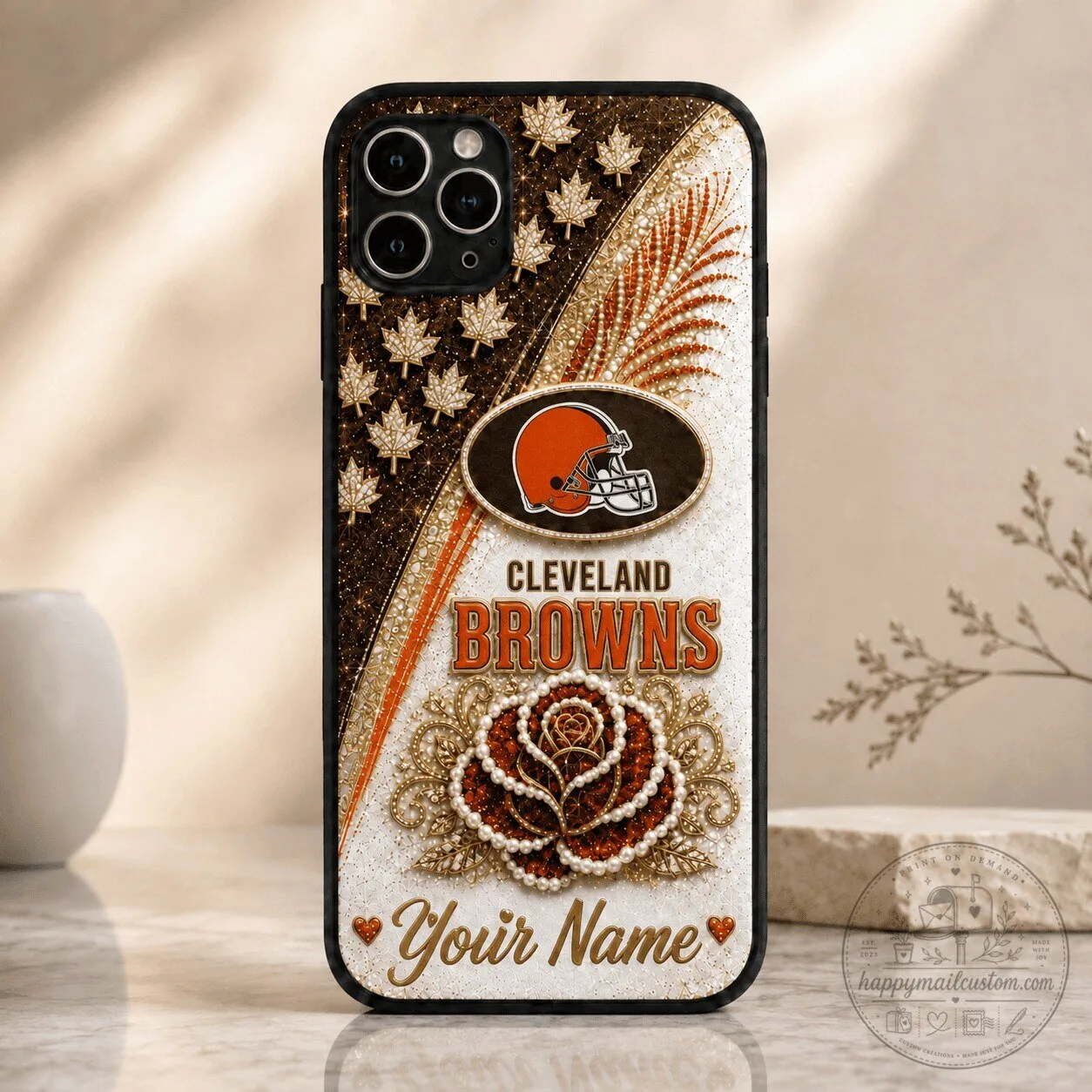 Cleveland Browns Personalized Football Team Fan Art Phone Case 1 Cleveland Browns Personalized Football Team Fan Art Phone Case