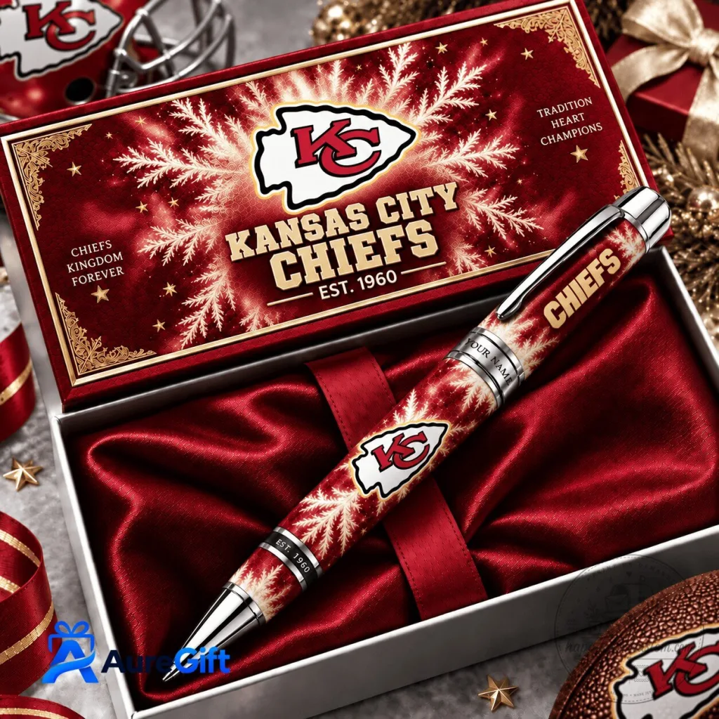 Kansas City Chiefs National Football League Christmas Kick Off Personalized Ballpoint Pen Kansas City Chiefs National Football League Christmas Kick Off Personalized Ballpoint Pen