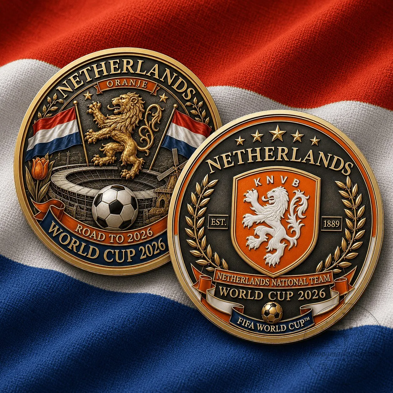 Netherlands National Team FIFA World Cup 2026 Commemorative Coin
