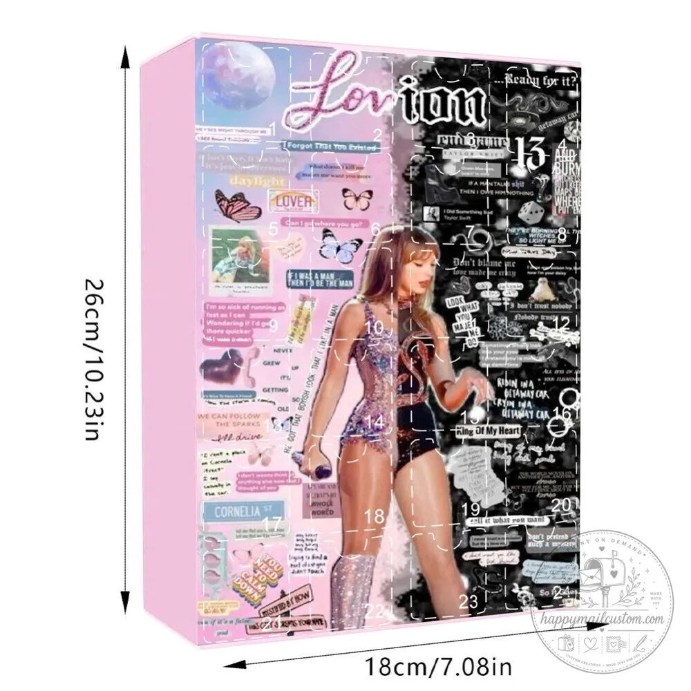 Taylor Swift Eras Tour Christmas Advent Calendar with 24 Collectible Figurines 2D 11 Taylor Swift Eras Tour Christmas Advent Calendar with 24 Collectible Figurines