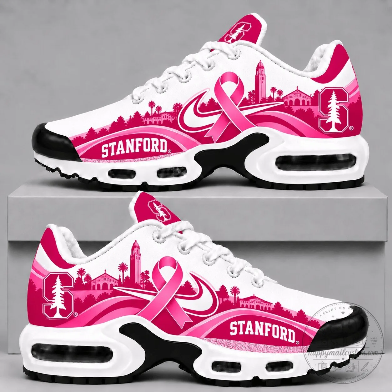 Stanford Cardinal Pink Ribbon Breast Cancer Awareness Running Shoes