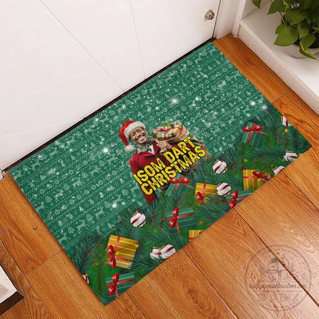 Isom Dart Christmas Holiday Black Cowboy Western Reindeer Doormat 9 Isom Dart Christmas Holiday Black Cowboy Western Reindeer Doormat
