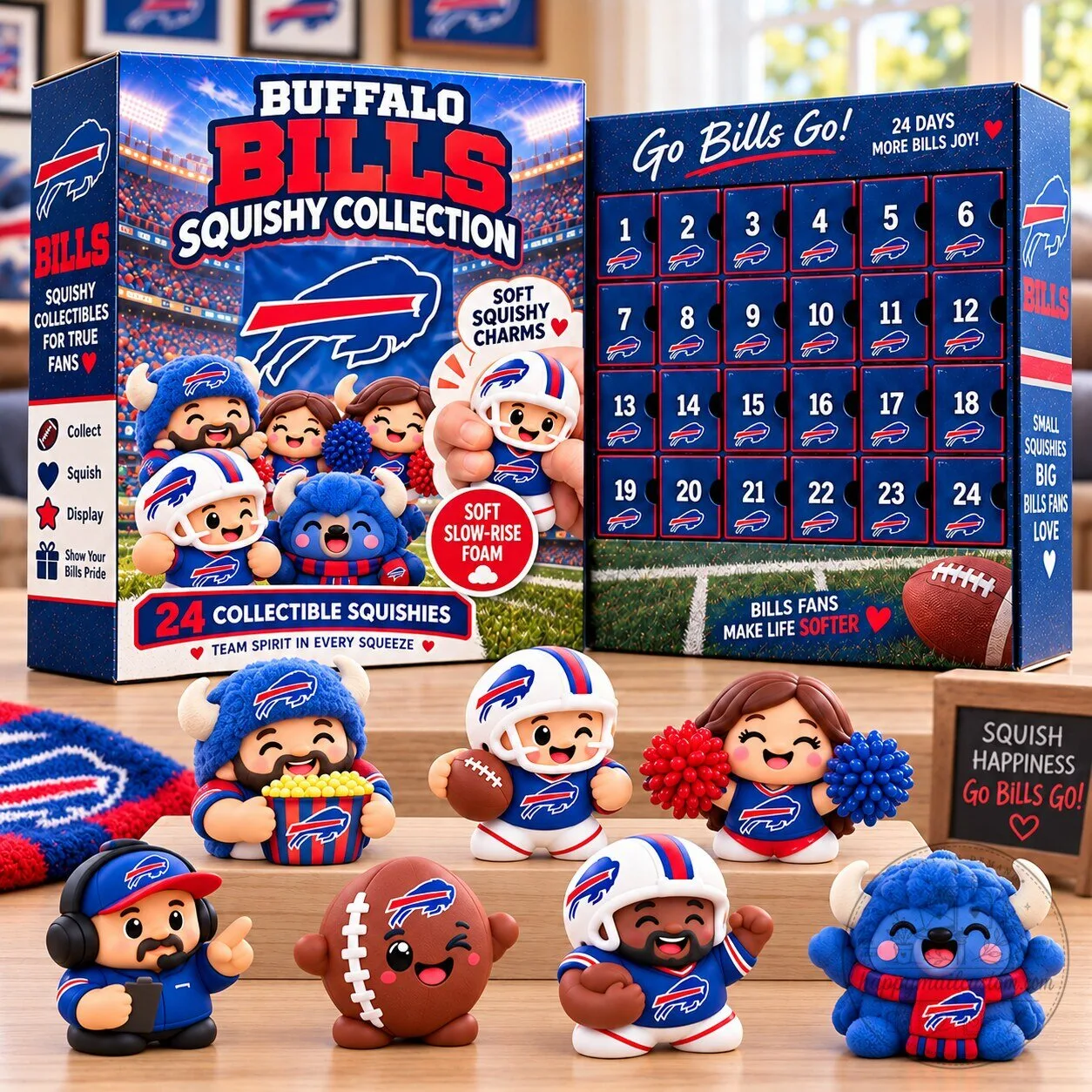 Buffalo Bills Squishy Collection Advent Calendar