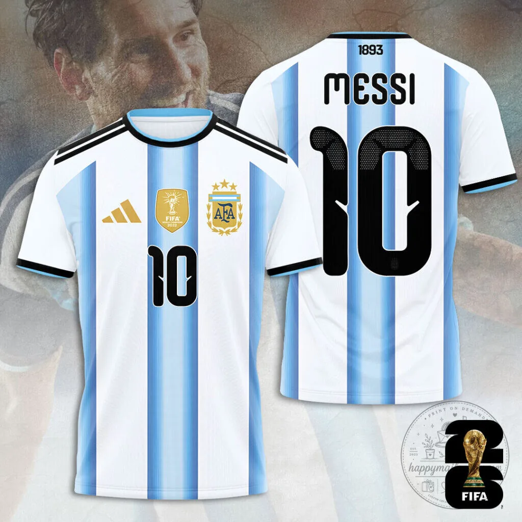 Lionel Messi Argentina National Team World Cup 2026 Soccer Jersey 8 Lionel Messi Argentina National Team World Cup 2026 Soccer Jersey