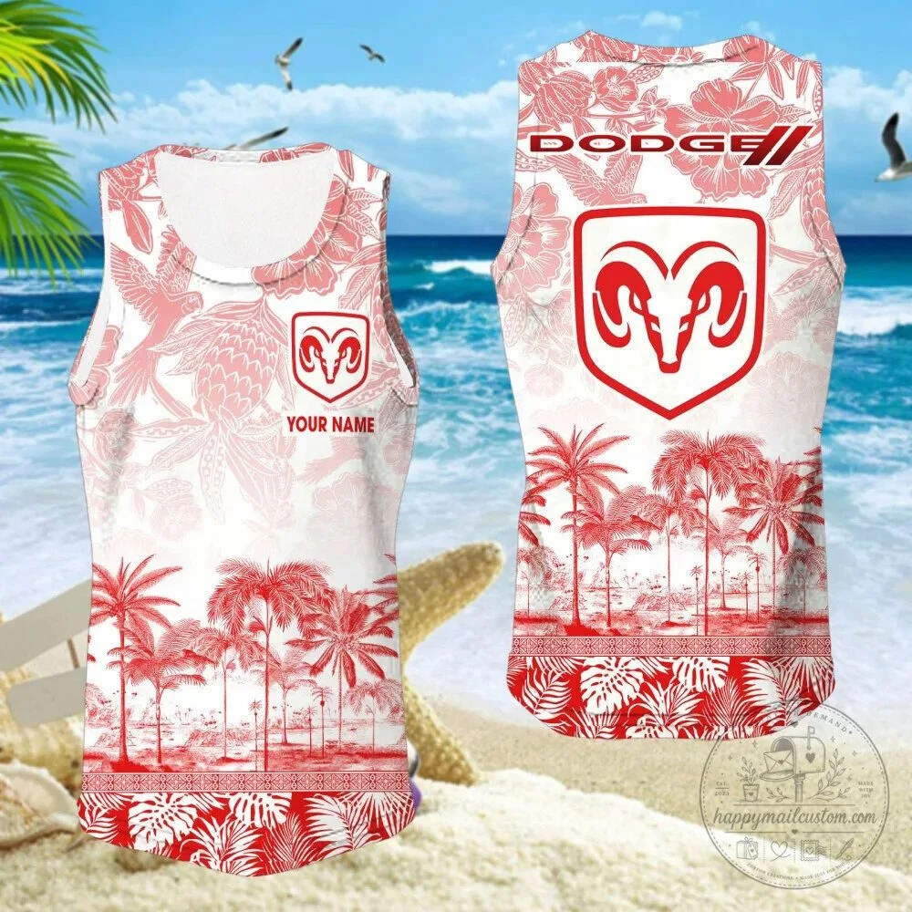 Dodge Ram Logo Custom Name Tropical Palm Trees Hawaiian Shirt 19 Dodge Ram Logo Custom Name Tropical Palm Trees Hawaiian Shirt