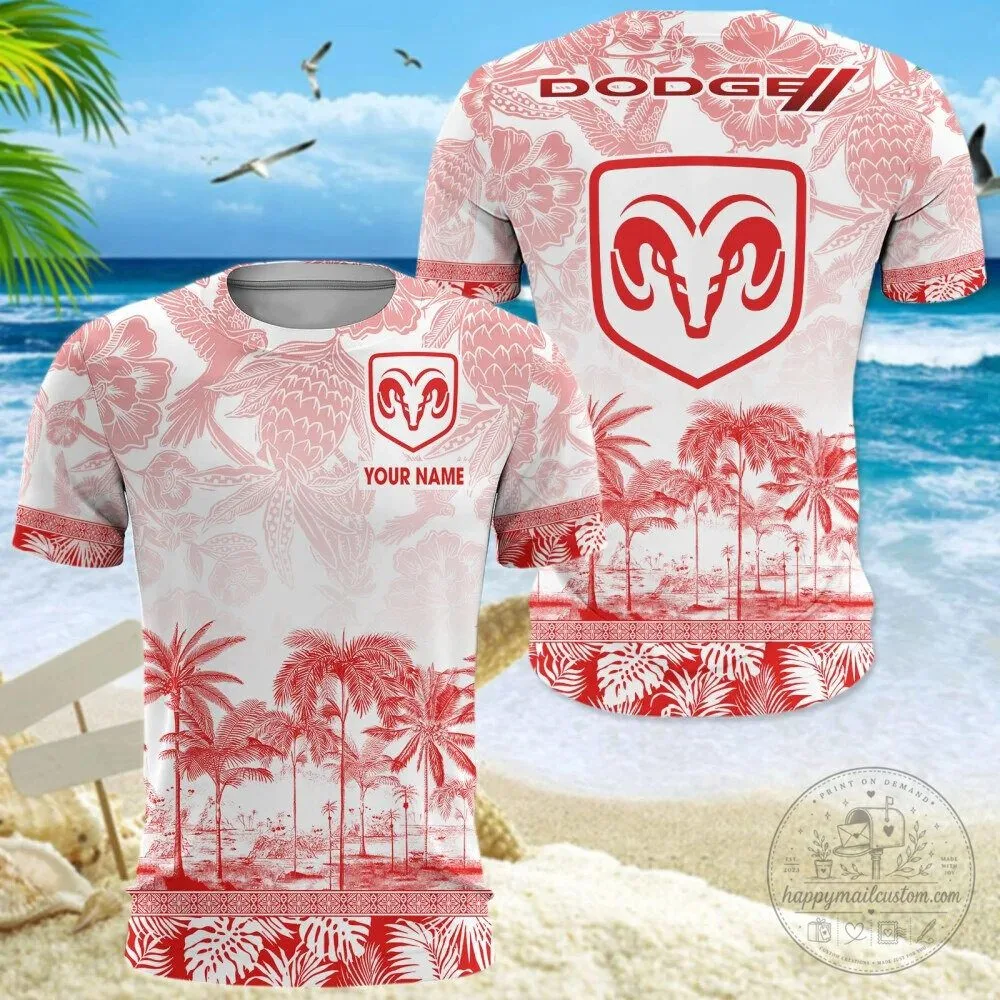 Dodge Ram Logo Custom Name Tropical Palm Trees Hawaiian Shirt 21 Dodge Ram Logo Custom Name Tropical Palm Trees Hawaiian Shirt