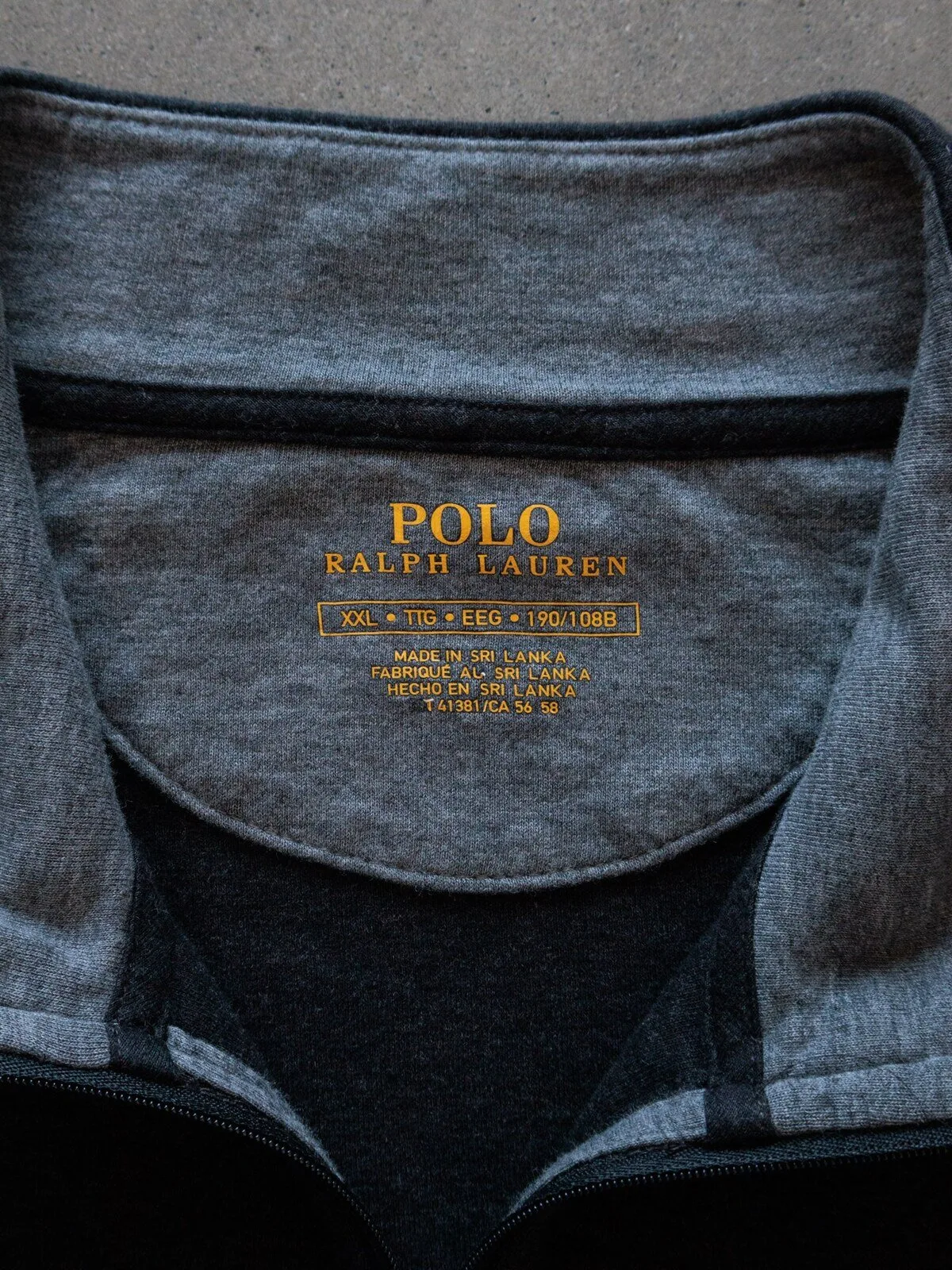 Black Polo Ralph Lauren Quarter Zip Pullover Sweatshirt 9 Black Polo Ralph Lauren Quarter Zip Pullover Sweatshirt