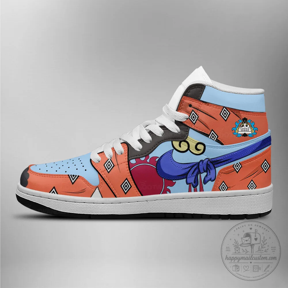 Jinbei One Piece Anime Manga Character High-Top Sneakers 9 Jinbei One Piece Anime Manga Character High-Top Sneakers