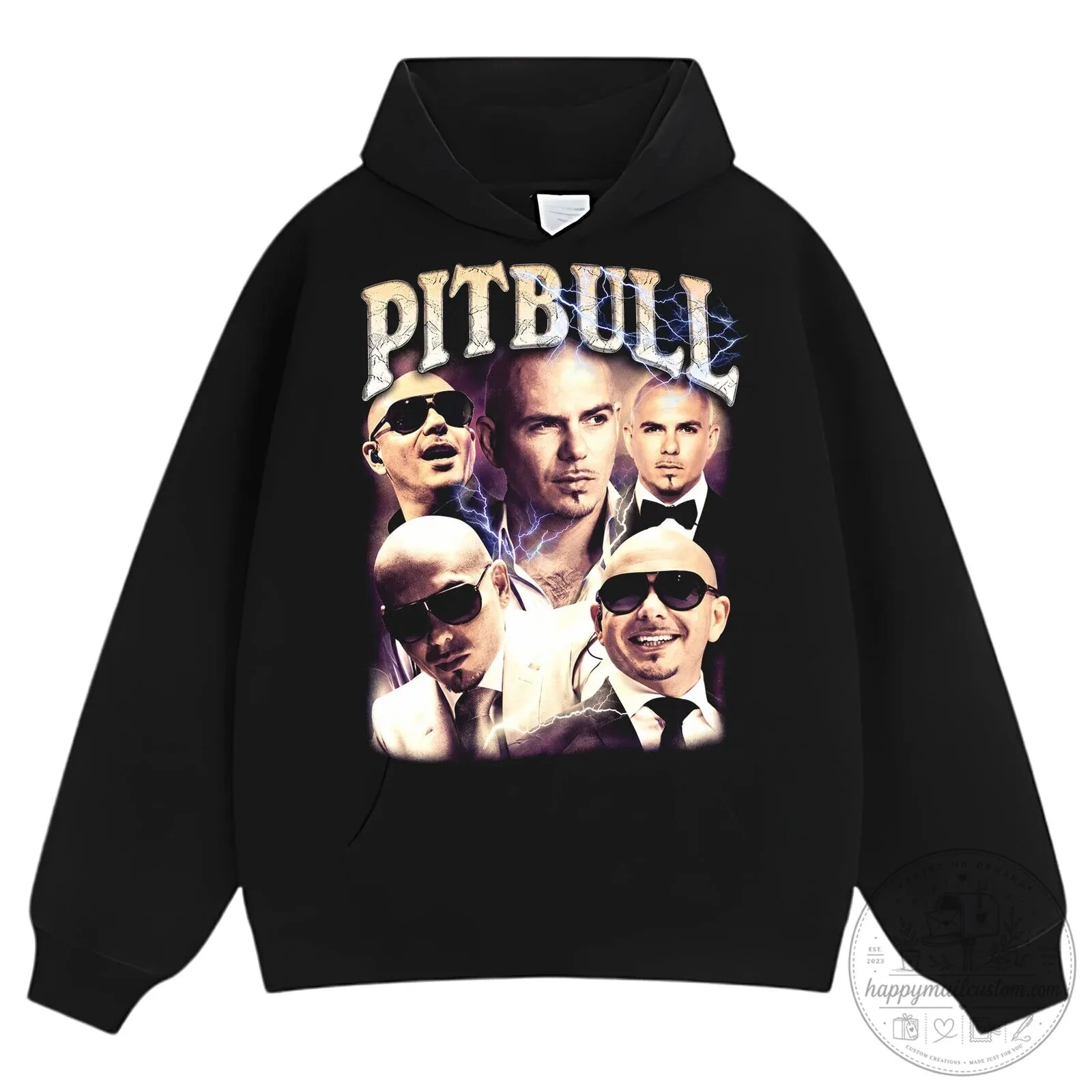 Pitbull Vintage Collage Graphic T-Shirt 19 Pitbull Vintage Collage Graphic T-Shirt