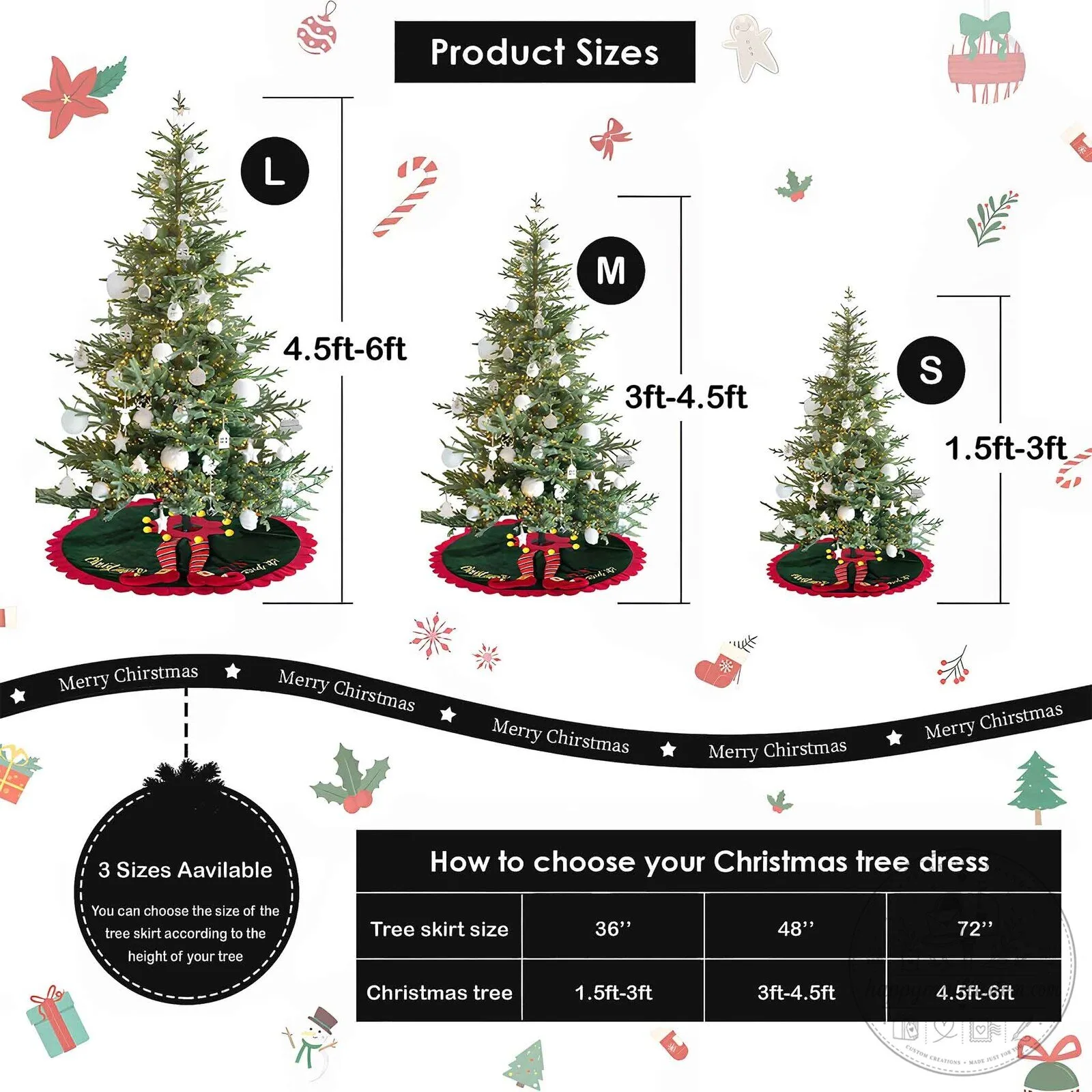 Stone Campfire Quilted Christmas Tree Skirt 8 Stone Campfire Quilted Christmas Tree Skirt