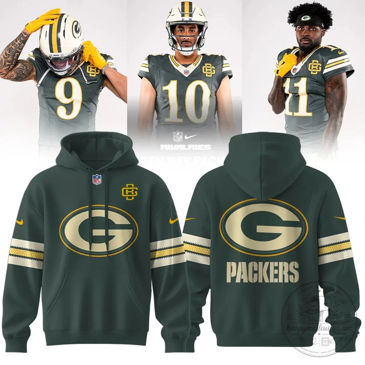 Go Pack Go Green Bay Packers NFL x Rivalries 2026 Hoodie