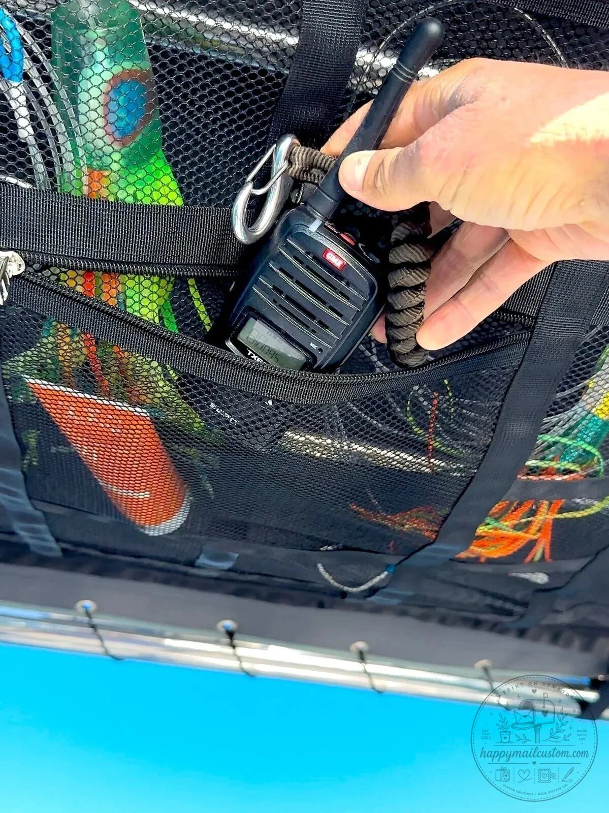 Overhead Mesh Gear Storage Bag for Car, Van, SUV, Boat, and Rooftop Tent 22 Overhead Mesh Gear Storage Bag for Car, Van, SUV, Boat, and Rooftop Tent
