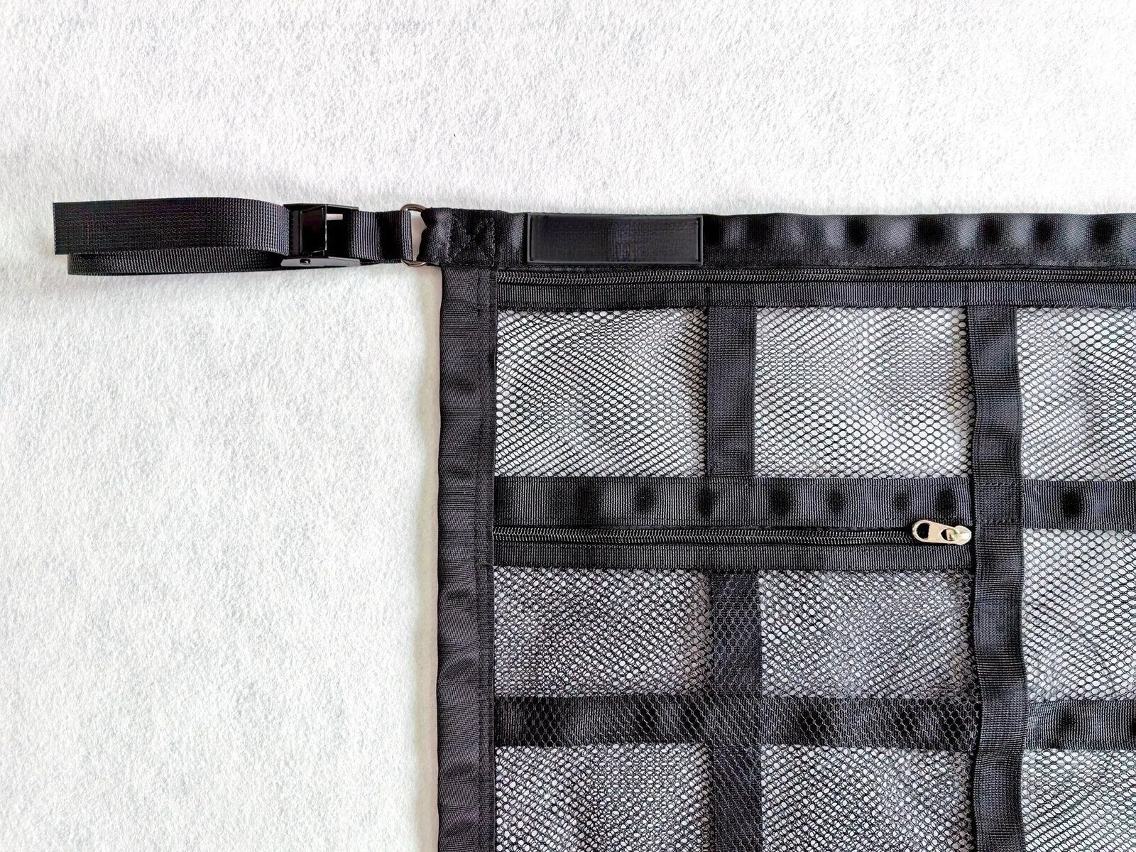 Overhead Mesh Gear Storage Bag for Car, Van, SUV, Boat, and Rooftop Tent 24 Overhead Mesh Gear Storage Bag for Car, Van, SUV, Boat, and Rooftop Tent