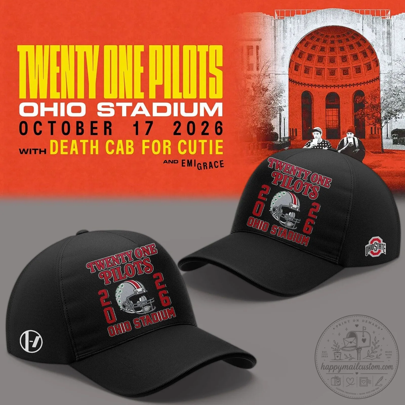 Twenty One Pilots Live At Ohio Stadium October 2026 Concert T-Shirt 12 Twenty One Pilots Live At Ohio Stadium October 2026 Concert T-Shirt