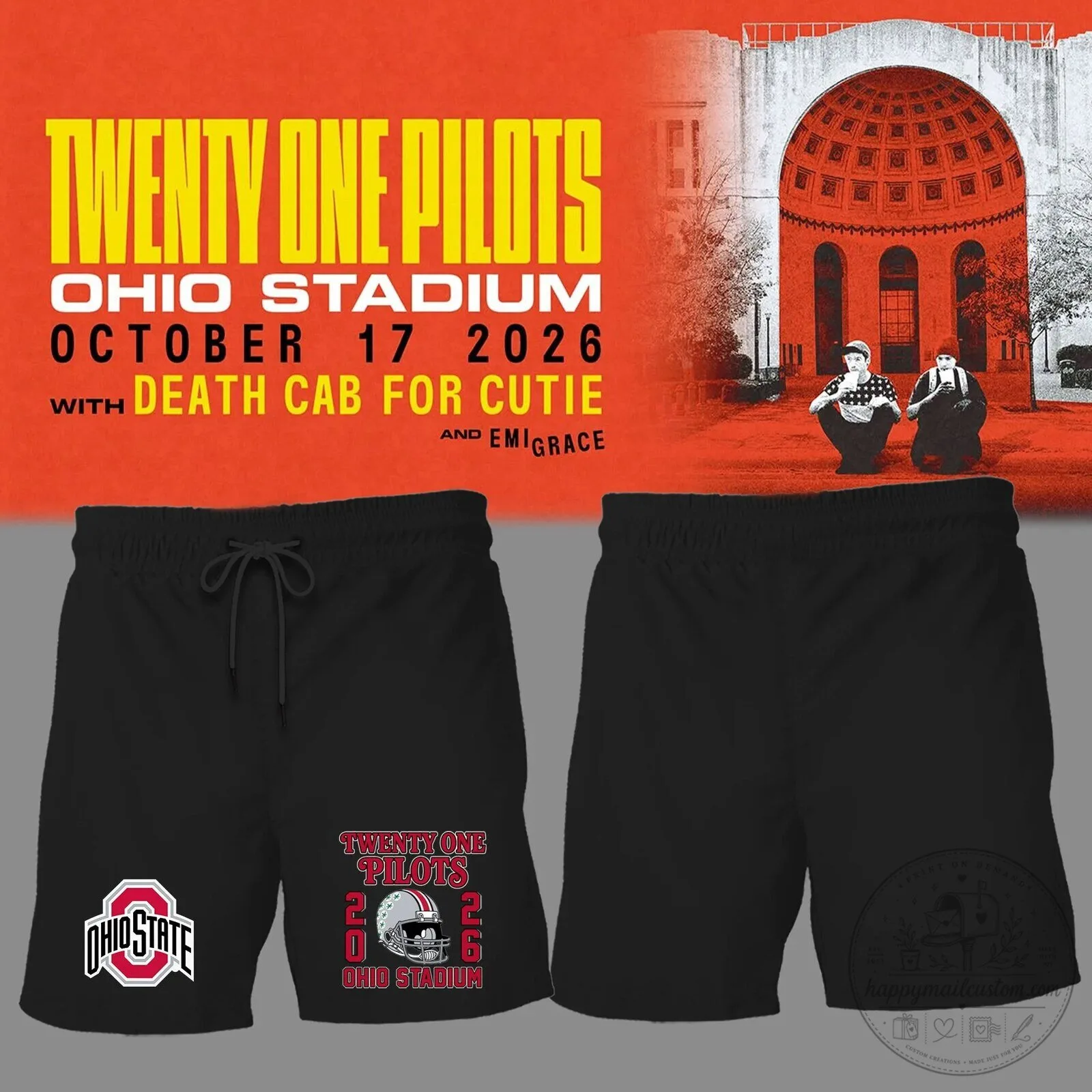 Twenty One Pilots Live At Ohio Stadium October 2026 Concert T-Shirt 13 Twenty One Pilots Live At Ohio Stadium October 2026 Concert T-Shirt