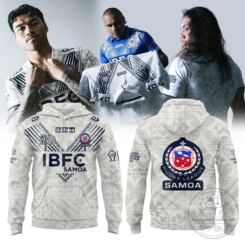Toa Samoa Rugby League World Cup IBFC Team Logo Hoodie