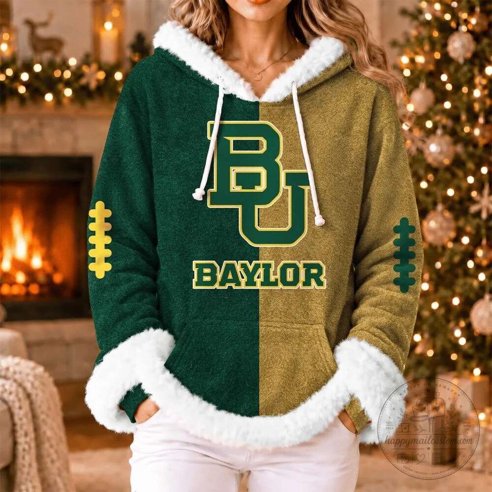 Baylor Bears Football Christmas Split Color Hoodie