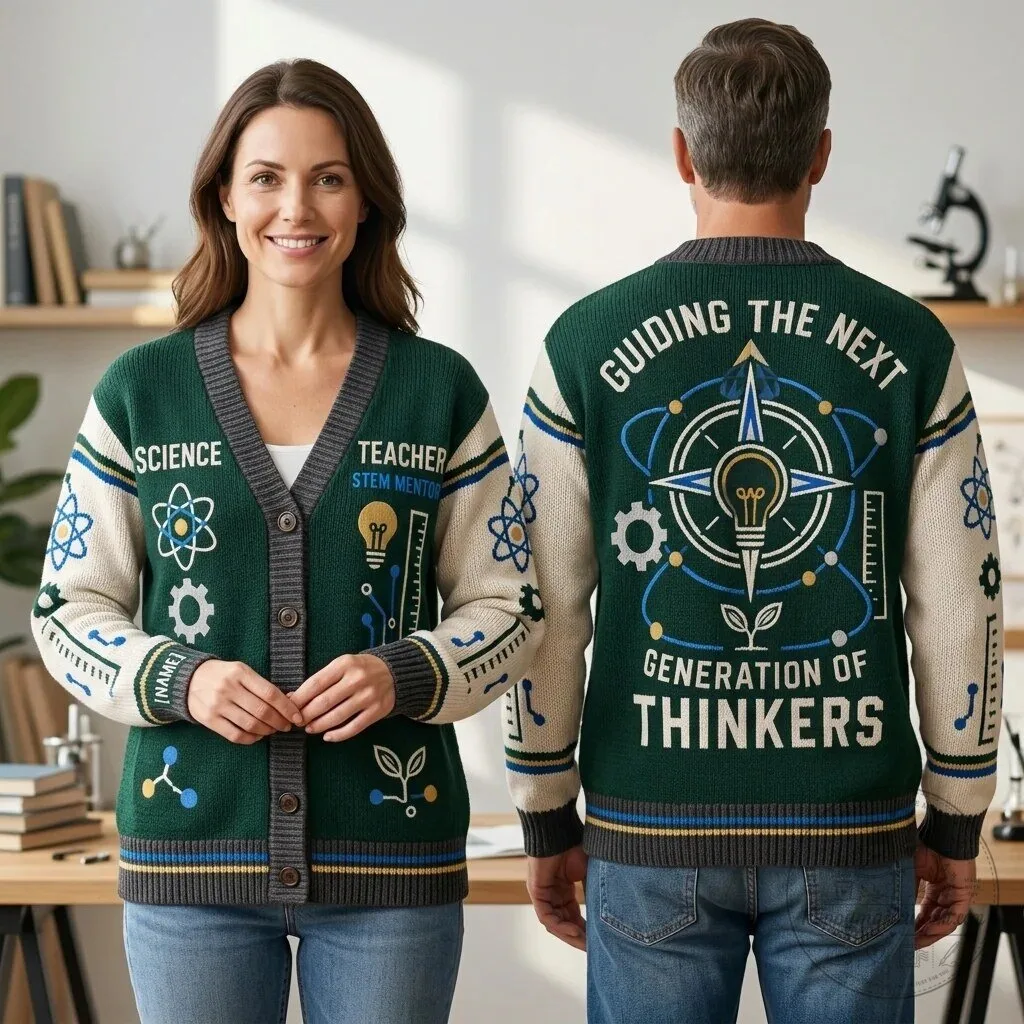 Science Teacher STEM Mentor Guiding The Next Generation of Thinkers Cardigan 5 Science Teacher STEM Mentor Guiding The Next Generation of Thinkers Cardigan