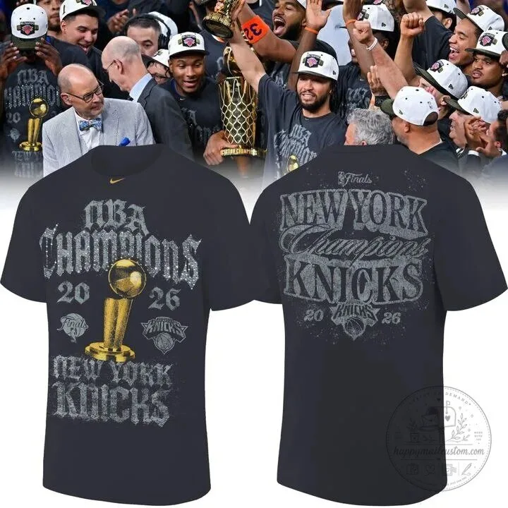 New York Knicks Locker Room T-Shirt for 2026 NBA Finals Champions 5 New York Knicks Locker Room T-Shirt for 2026 NBA Finals Champions