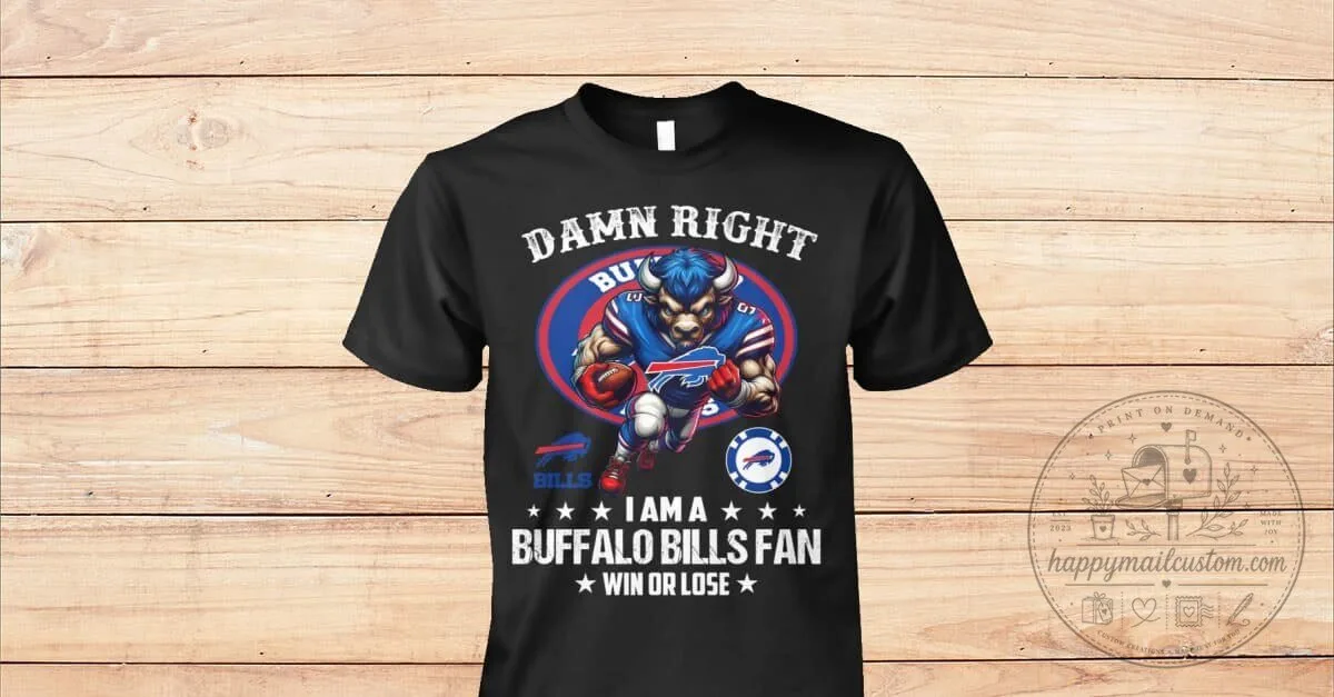 Buffalo Bills Mafia Fan Win Or Lose Adult Black T-Shirt