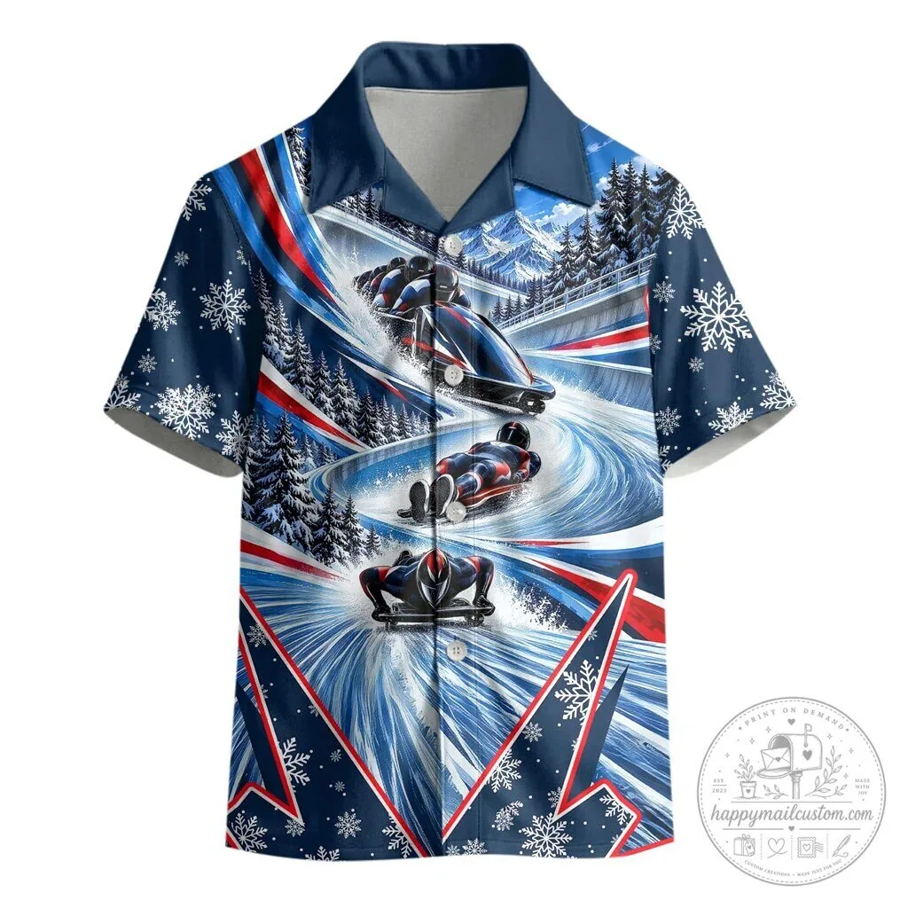 Winter Sliding Sports Bobsleigh Luge Skeleton Kid Hawaiian Shirt 9 Winter Sliding Sports Bobsleigh Luge Skeleton Kid Hawaiian Shirt