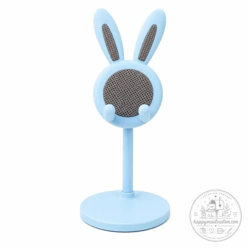 Adjustable Height Bunny Phone Stand with Weighted Base 12 Adjustable Height Bunny Phone Stand with Weighted Base