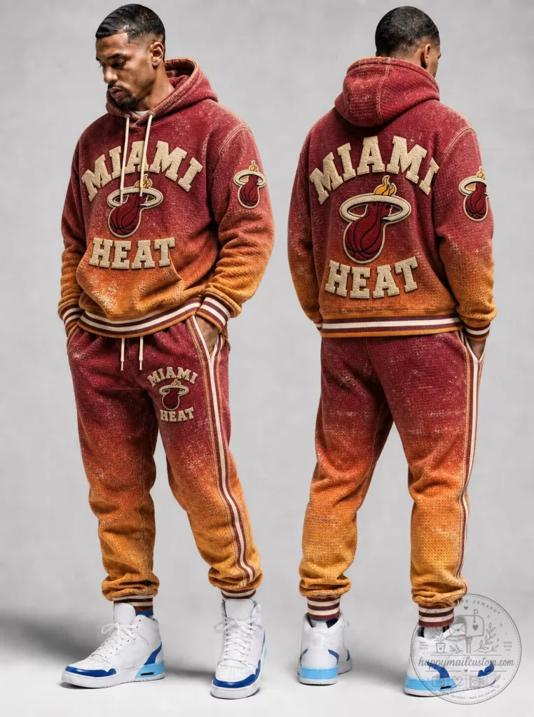 Miami Heat NBA Basketball Team Logo Vintage Style Hoodie 15 Miami Heat NBA Basketball Team Logo Vintage Style Hoodie