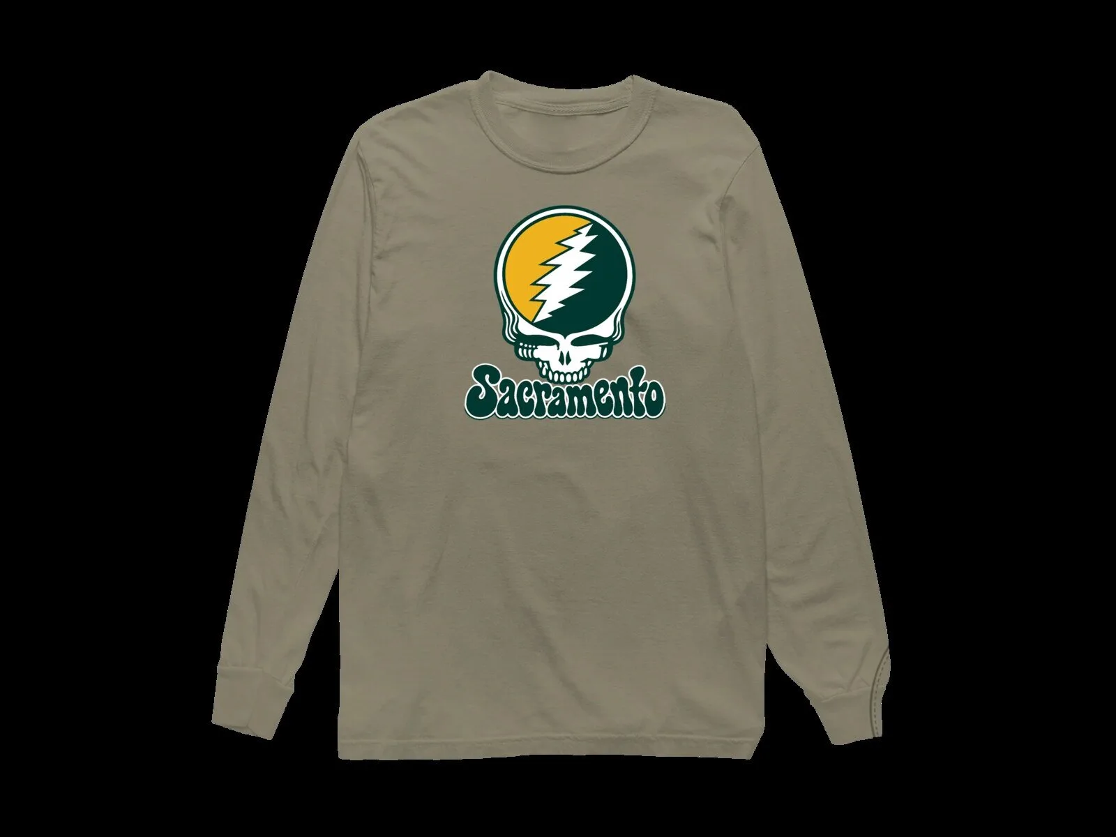 Grateful Dead Sacramento Stealie Skull Long-Sleeve T-Shirt