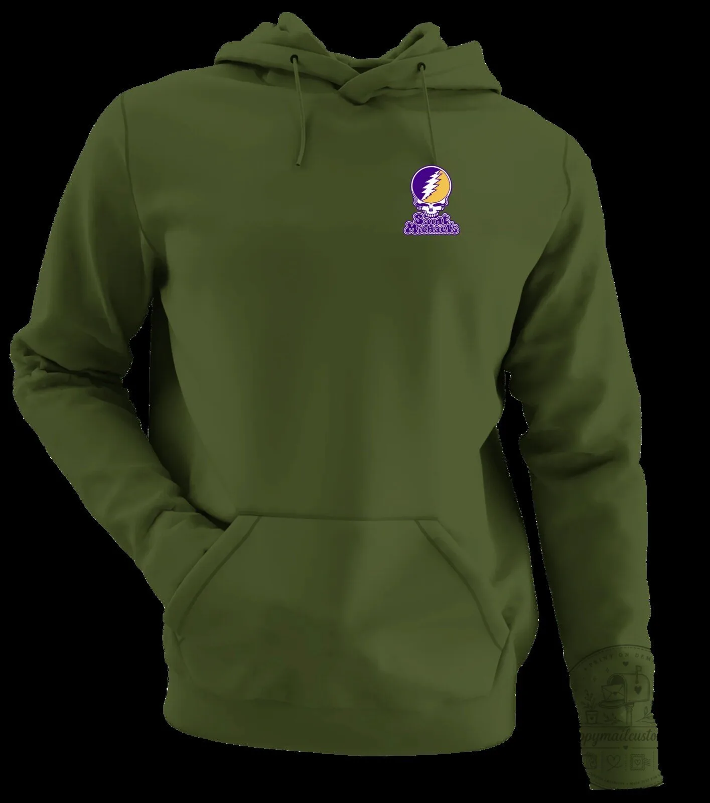 Saint Michaels Stealie Grateful Dead Inspired Light Blue Hoodie 18 Saint Michaels Stealie Grateful Dead Inspired Light Blue Hoodie